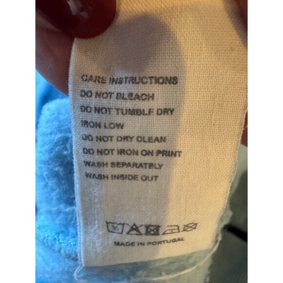 Pangaia Hoodie Women‎ Small Blue 365 Heavyweight Hoodie Streetwear Athleisure - Picture 11 of 11